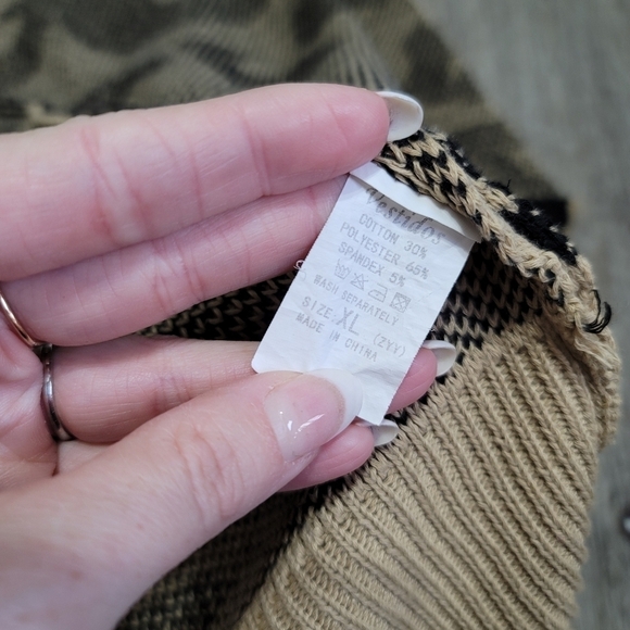 Leopard long cheetah cardigan sweater - Picture 6 of 8